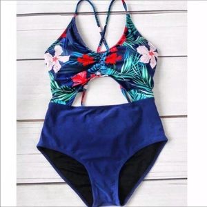 Tropical Print Monokini
